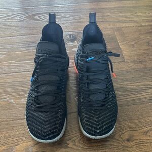 Nike LeBron Black and White Athletic Sneakers